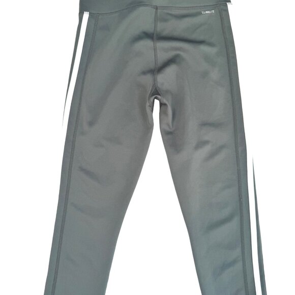 2/$30 Adidas Small Womens Climalite Cropped Army Green Leggings - Picture 8 of 14